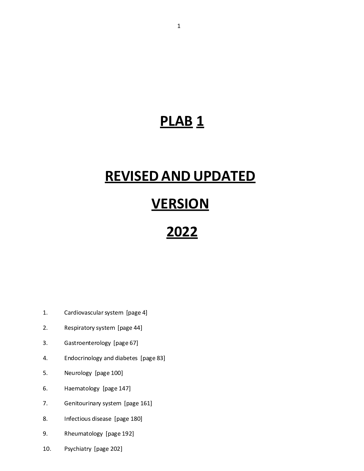 Preview image of PLAB 1   1700 MCQ    REVISED AND UPDATED  VERSION 2022 document